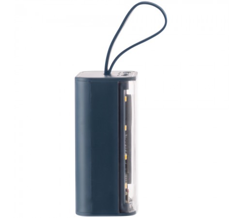 Аккумулятор с быстрой зарядкой Trellis Quick 10000 мАч, синий