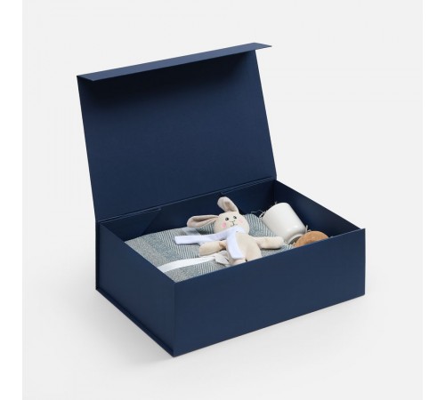 Коробка складная RealBig Fold, темно-синяя