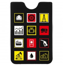 Чехол для карточки Industry, нефть и газ