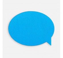 Наклейка тканевая Lunga Bubble, M, голубая