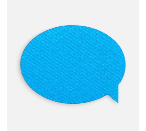 Наклейка тканевая Lunga Bubble, M, голубая