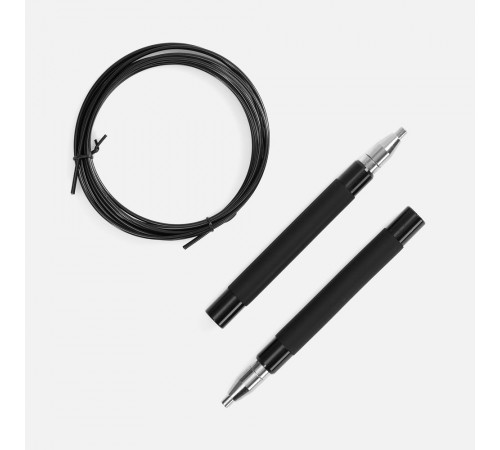 Скоростная скакалка Profi Comfi, черная