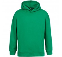 Худи оверсайз унисекс Tolla, зеленое