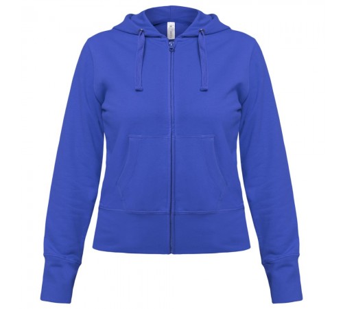 Толстовка женская Hooded Full Zip ярко-синяя