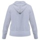 Толстовка женская Hooded Full Zip серый меланж