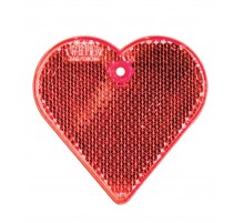 Пешеходный светоотражатель «Сердце», красный