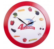 Часы настенные Vivid Large, красные
